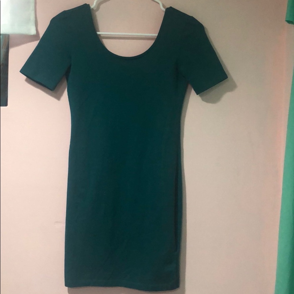 Forever 21 Teal bodycon dress